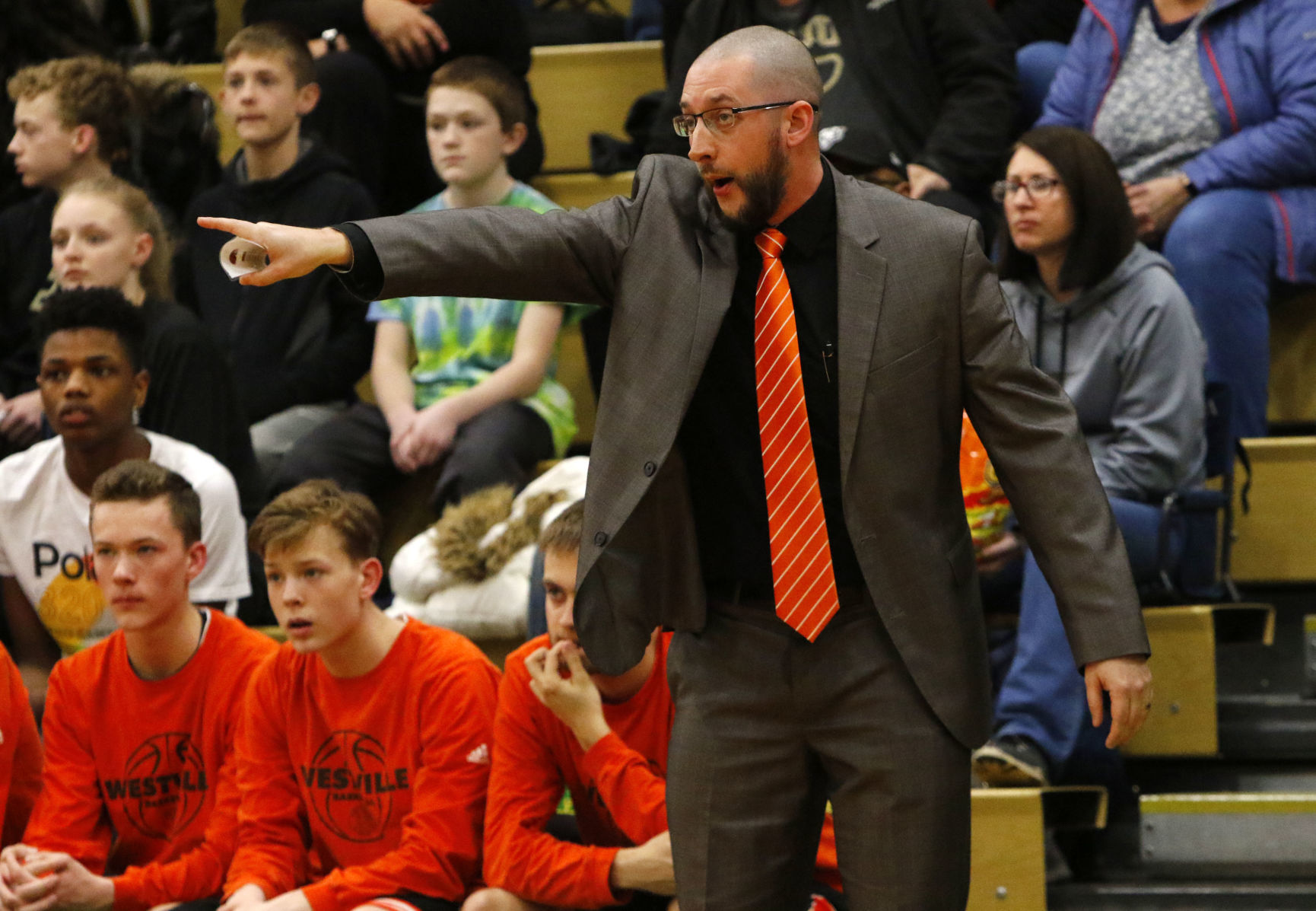 Gallery: Boys basketball Class A sectional semifinal - Westville vs. Kouts